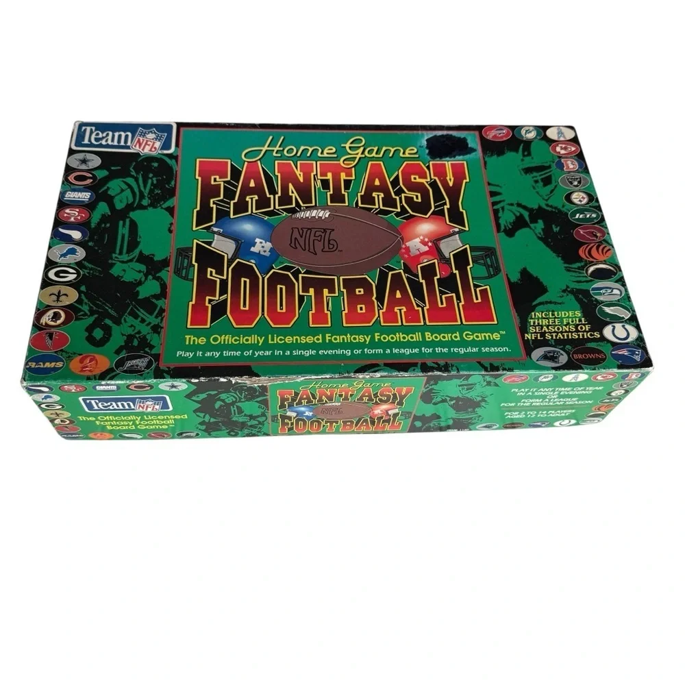 NFL Fantasy Football Board Game TDC Games Vintage 1994 Home Game